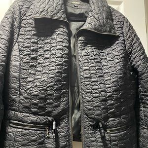 Women black jacket .